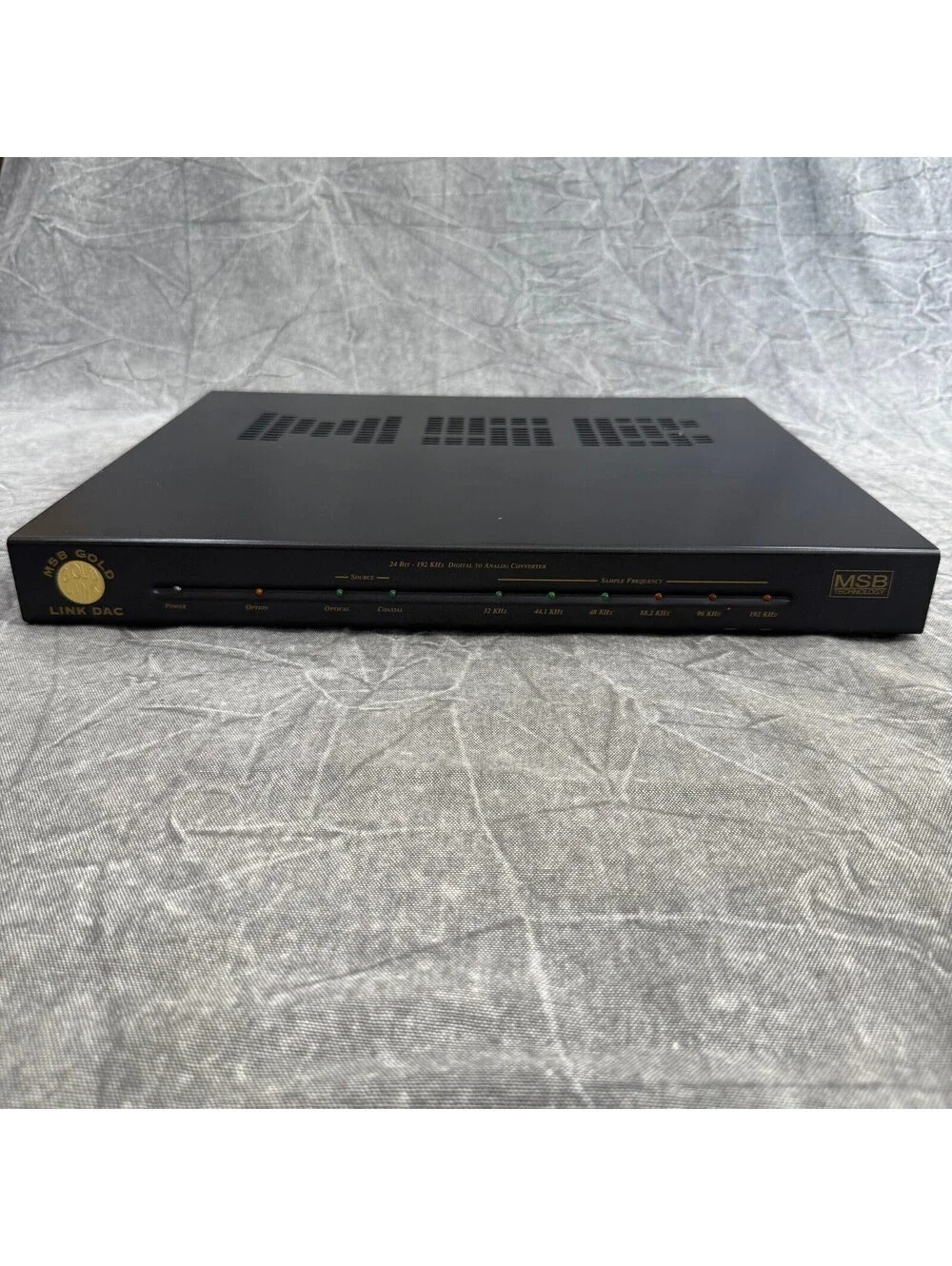 MSB Technology Gold Link DAC III Anolog Converter 192 KHz